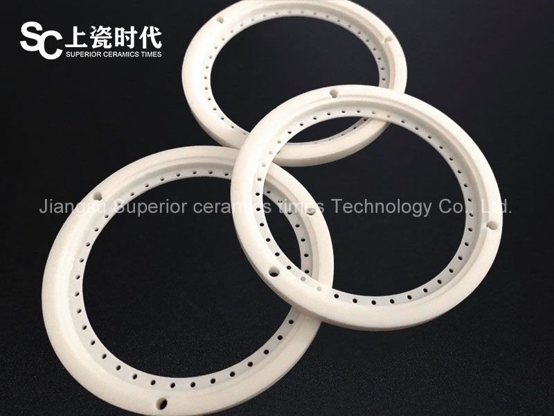 Alumina flange