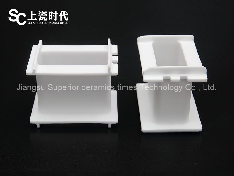 95% alumina injection molding ceramic square skeleton