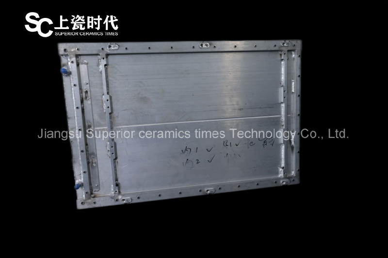 Extrusion welded aluminum alloy battery tray